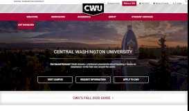 
							         Central Washington University								  
							    