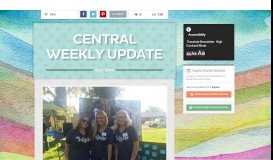 
							         Central Weekly Update | Smore Newsletters for Education								  
							    