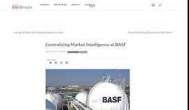 
							         Centralizing market intelligence at BASF - M-Brain Market & Media ...								  
							    