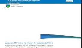 
							         Centre for Ecology & Hydrology |								  
							    