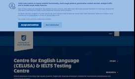 
							         Centre for English Language (CELUSA) & IELTS Testing Centre - UniSA								  
							    