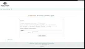 
							         Centrelink - Business Online Services - Logon - Enter User ID								  
							    