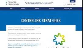 
							         Centrelink Financial Planning Strategies By Financial Framework								  
							    
