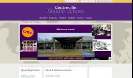 
							         Centreville Middle School								  
							    