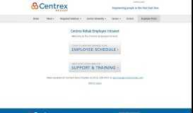 
							         Centrex Rehab » Employee Login								  
							    