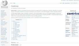 
							         Centrica - Wikipedia								  
							    