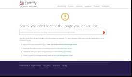 
							         Centrify Identity Services user portal overview								  
							    