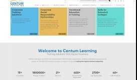 
							         Centum Learning: Corporate Training & Skill Development ...								  
							    