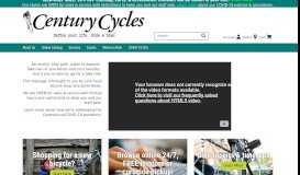 
							         Century Cycles Bicycle Stores of Cleveland/Akron Ohio								  
							    