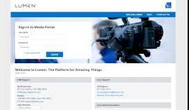 
							         CenturyLink Media Portal								  
							    