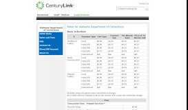 
							         CenturyLink Public Communications Portal								  
							    