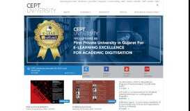 
							         CEPT University								  
							    