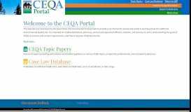 
							         CEQA Portal								  
							    