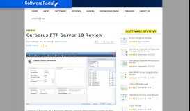 
							         Cerberus FTP Server 10 Review - Software Portal								  
							    