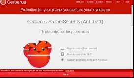
							         Cerberus security: Antitheft, Persona, Kids								  
							    