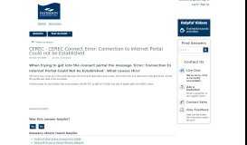 
							         CEREC - CEREC Connect Error: Connection to Internet Portal Could ...								  
							    