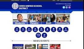 
							         Ceres Unified School District: Home								  
							    