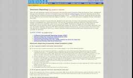 
							         CERS Electronic Reporting - UNIDOCS								  
							    