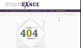 
							         certificate iii in assistant dance teaching - Australian College of Dance								  
							    