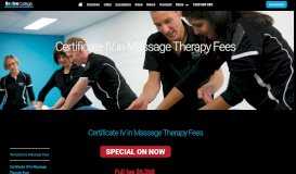 
							         Certificate IV in Massage Therapy Fees - Evolve College								  
							    