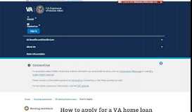 
							         Certificate of Eligibility - VA Home Loans								  
							    