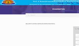 
							         Certificate Verification - Sri Chandrasekharendra Saraswathi Viswa ...								  
							    