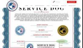 
							         certificatel | Service Dog and Emotional Support Animal Registration								  
							    