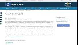 
							         Certificates of Suitability (CEP): Suspensions, Withdrawals ... - EDQM								  
							    