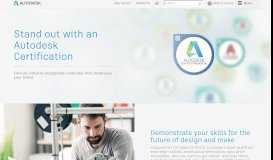 
							         Certification Programs - Autodesk Design Academy								  
							    