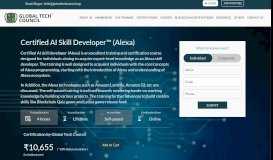 
							         Certified AI Skill Developer™ | Alexa Skill Development Certification ...								  
							    