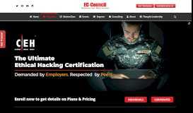 
							         Certified Ethical Hacker | CEH Certification | CEH v10 | EC-Council								  
							    