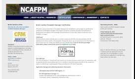 
							         Certified Floodplain Manager Accreditation								  
							    