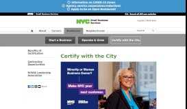
							         Certify with the City - SBS - NYC.gov								  
							    