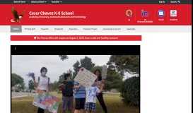 
							         Cesar Chavez School (K-8) / Homepage - Oxnard School District								  
							    