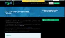 
							         CESI Customer Service Contact Us Form | CESI								  
							    