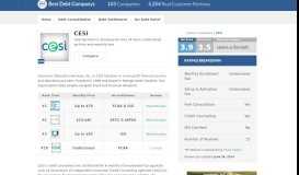 
							         CESI Reviews 2020 | Verified Customer Reviews - Debt Relief ...								  
							    