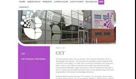 
							         CET – Abbeyfield School								  
							    