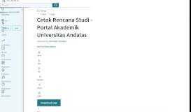 
							         Cetak Rencana Studi - Portal Akademik Universitas Andalas - Scribd								  
							    