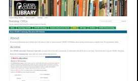 
							         CEUs - Nursing - Library Guides at Cuesta College								  
							    