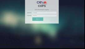 
							         CEVA Online Portal for Suppliers								  
							    