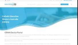 
							         CEWA Device Portal, BYOD Portal. Perth, Bunbury, Albany Schools								  
							    