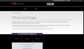 
							         CFA Society Portugal | CFA - Fitch Learning. CFA								  
							    