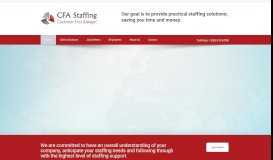 
							         CFA Staffing, Inc. / Customers First Always!								  
							    