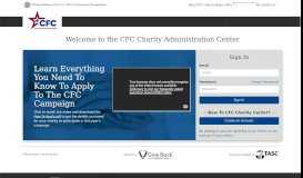
							         CFC Charity Home Page								  
							    