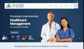 
							         CFG Health Systems, LLC | Correctional Healthcare Provider								  
							    