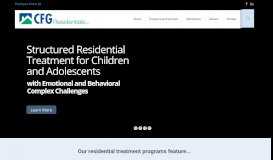 
							         CFG Residentials, LLC | Residential Behavioral Healthcare								  
							    