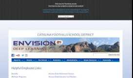 
							         CFSD16 :: Helpful Links - Catalina Foothills School District								  
							    