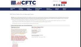 
							         CFTC PERT Online Login Page - CFTC								  
							    