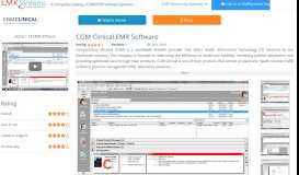 
							         CGM Cinical EMR Software, Free Demo Latest Reviews And Pricing ...								  
							    