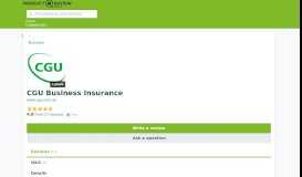 
							         CGU Business Insurance | ProductReview.com.au								  
							    